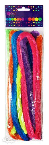 Druciki kreatywne NEON 50 cm 8 szt.