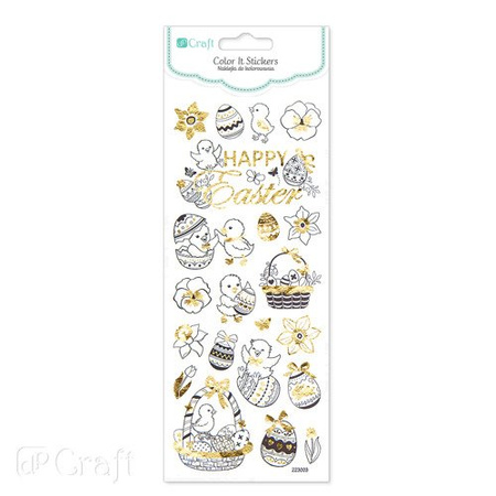 Naklejki do kolorowania WIELKANOC 21 szt