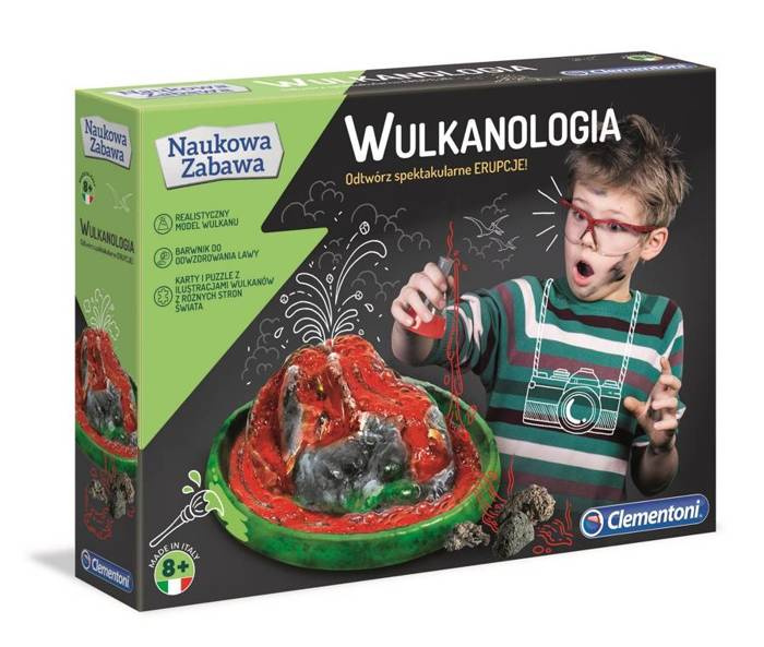 Wulkany Zestaw Zabawka naukowa Clementoni + puzzle