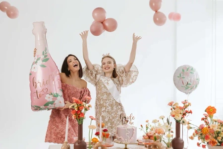 Balon foliowy Butelka Bride to be wieczór panieński 49,5x108,5 cm