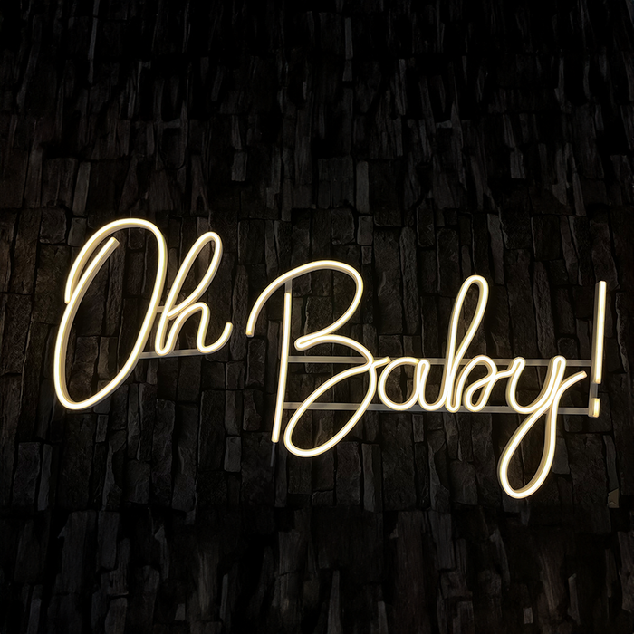 Napis LED neon - Oh Baby!
