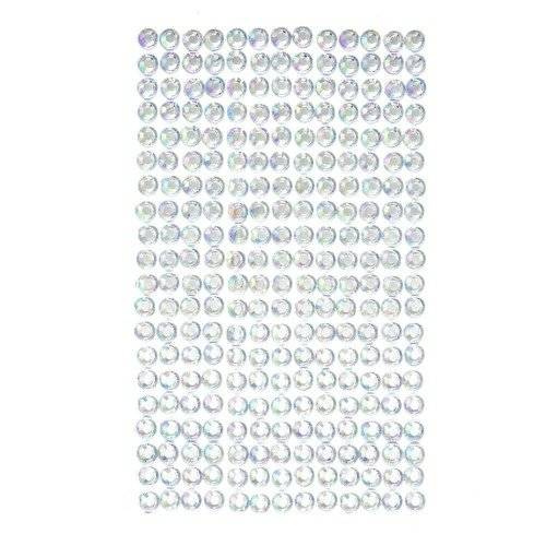 Kryształki jednokolorowe samoprzylepne 260 szt