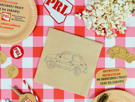 Serwetki papierowe PRL 33x33 cm 20 sztuk
