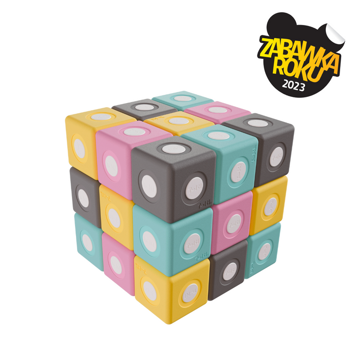 Duże klocki piankowe magnetyczne TUKI zestaw SMART 30 elementów