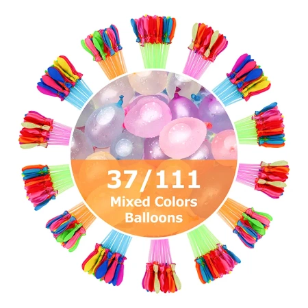 Balony Wodne Bomby 37 szt + nasadka z gwintem