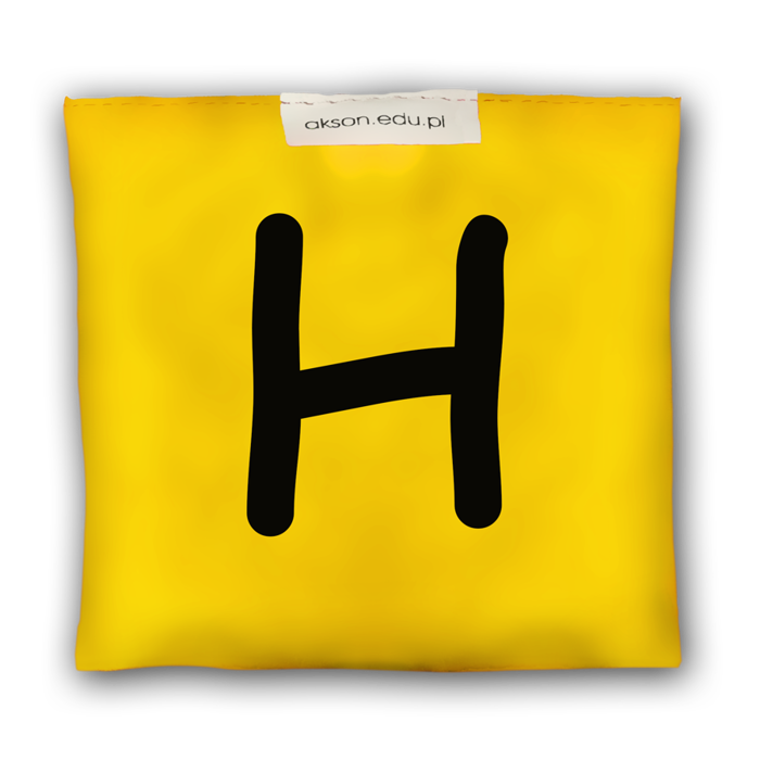 Woreczek gimnastyczny z literką H - szkolny Akson