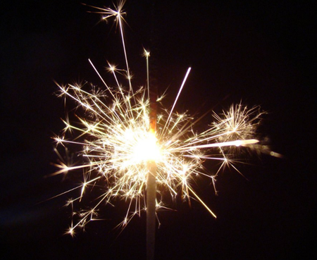 Zimne ognie 25 cm 10 szt.