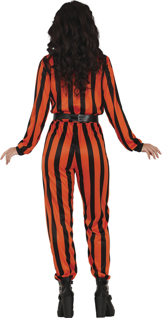 Strój damski Harley Quinn więzień Halloween