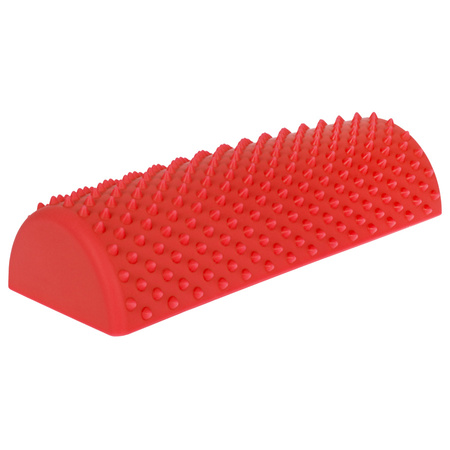 Półwałek do masażu sensoryczny czerwony 30 cm TULLO