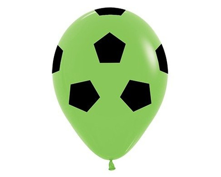 Balony Sempertex Piłka nożna 12'' 12 szt Mix kolorów