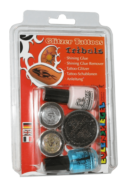 Zestaw MAŁY do tatuażu brokatowego