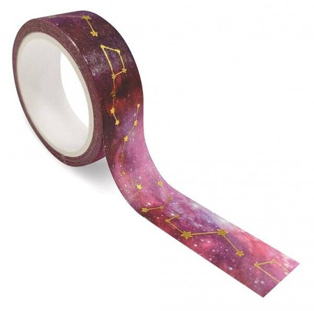 Taśma dekoracyjna samoprzylepna Galaxy Kosmos mix wzorów 5m 1 szt.