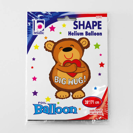 Balon foliowy Miś z sercem BIG HUG na Walentynki 28 cali