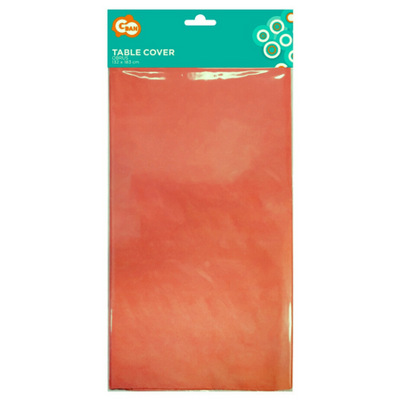 Obrus papierowy koralowy, pomarańczowy 132 x 183 cm 1 szt.