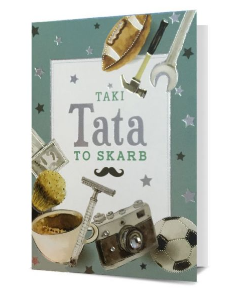 Kartka okolicznościowa Dzień Taty Ojca - Taki Tata to skarb