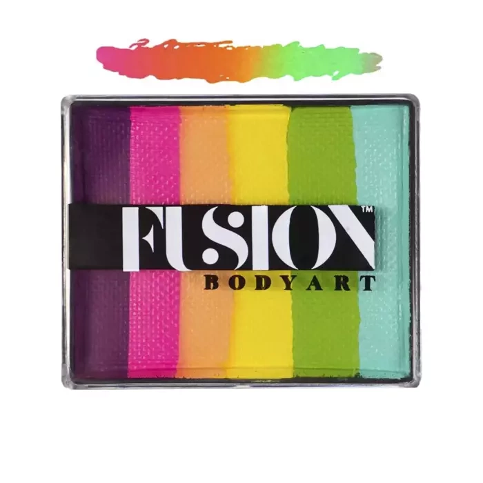 FUSION Body Art Rainbow Split Cake farba do malowania twarzy i ciała 50 gram