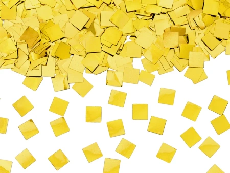 Konfetii pneumatyczne butelka szampana kolor złoty 20,5 cm