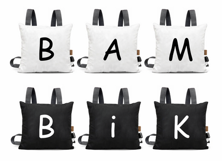 Gra słowna poduszki Literki zespołowa integracyjna zestaw 6 szt.