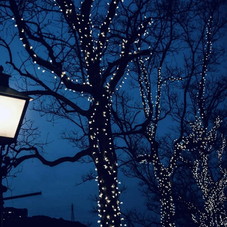 Lampki choinkowe solarne zewnętrzne 200 LED