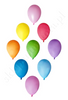 MIX 10 cali 100 szt Gemar balony