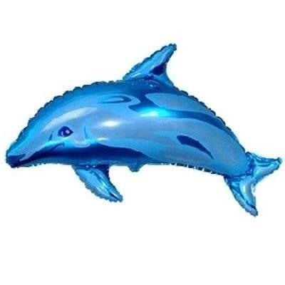 Delfinek balon foliowy 14 cali na powietrze