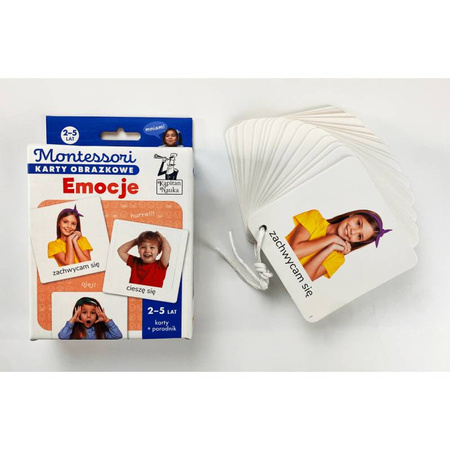 Montessori Emocje KARTY OBRAZKOWE 2-5