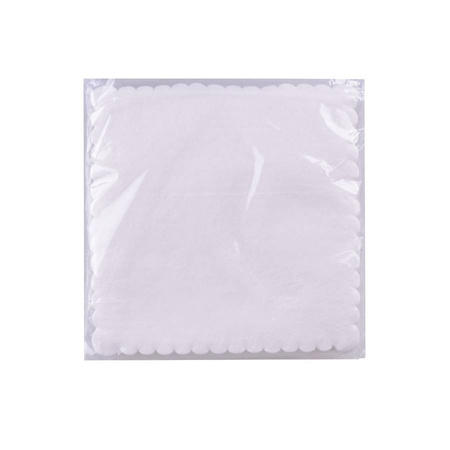 Serwetki gładkie białe gastronomiczne cienkie 15cm 200 szt.