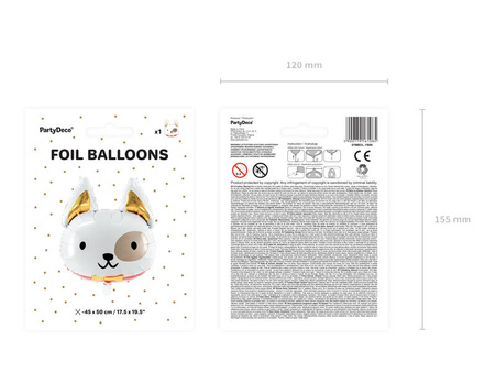 Pies balon foliowy 45 x 50 cm