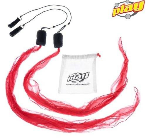 SCARF POI do żonglowania kolor CZERWONY