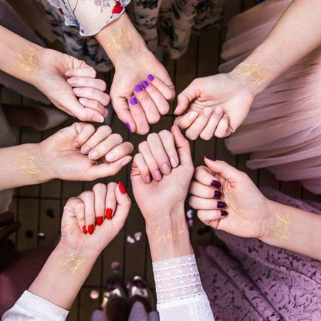 Zestaw tatuaży team bride na WIECZÓR PANIEŃSKI