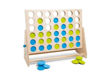 Gra Drewniana 4 w rzędzie 4 in the row XL BS Toys