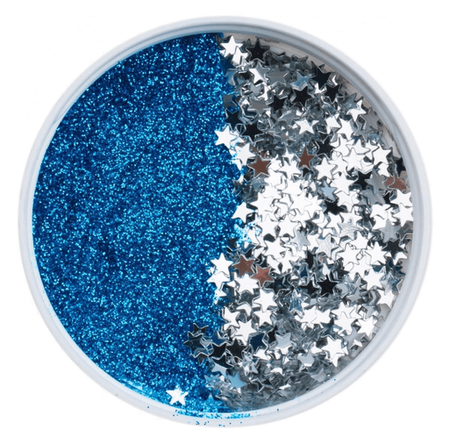 Zestaw Zimowy Slime- Blue Stars