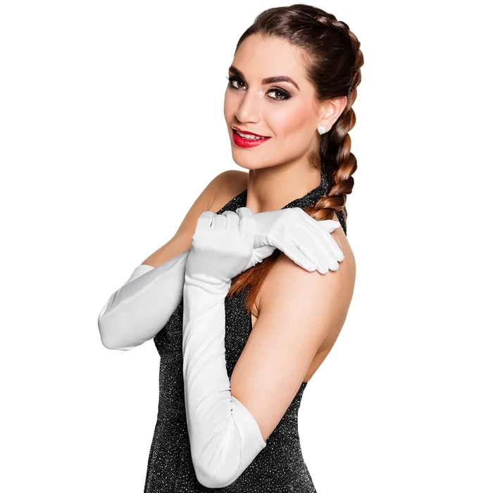 Rękawiczki długie lata 20. dama retro