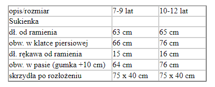 Strój dla dziewczynki Diablica
