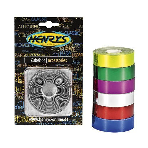 Taśma dekoracyjna Decotape metaliczna Henrys (żonglerka, cyrk) srebrna