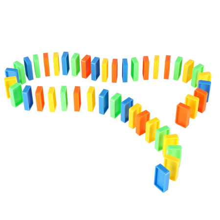 Domino klocki tor z wyrzutnią samolotów rakiet