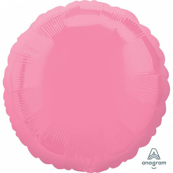 Okrągły jednokolorowy balon foliowy Anagram 18''