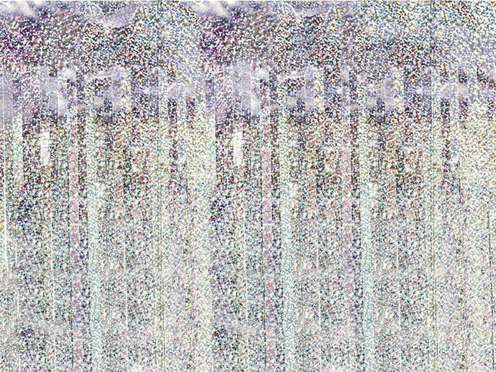 Kurtyna Party HOLOGRAFICZNA wisząca 90 x 250 cm holograficzna