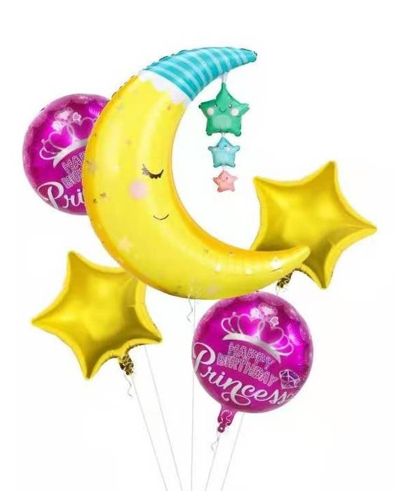 Zestaw Balonów Mała Księżniczka bukiet balonowy