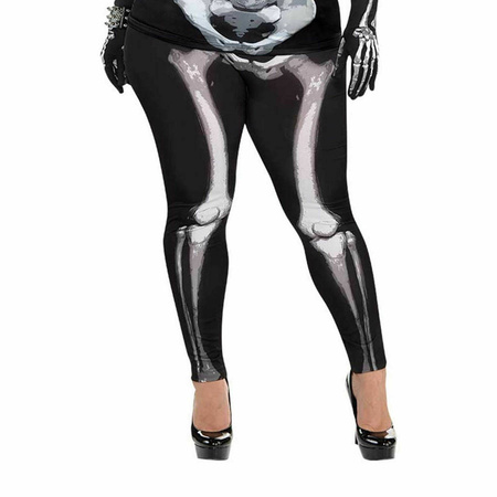 Legginsy spodnie Szkielet Kościotrup