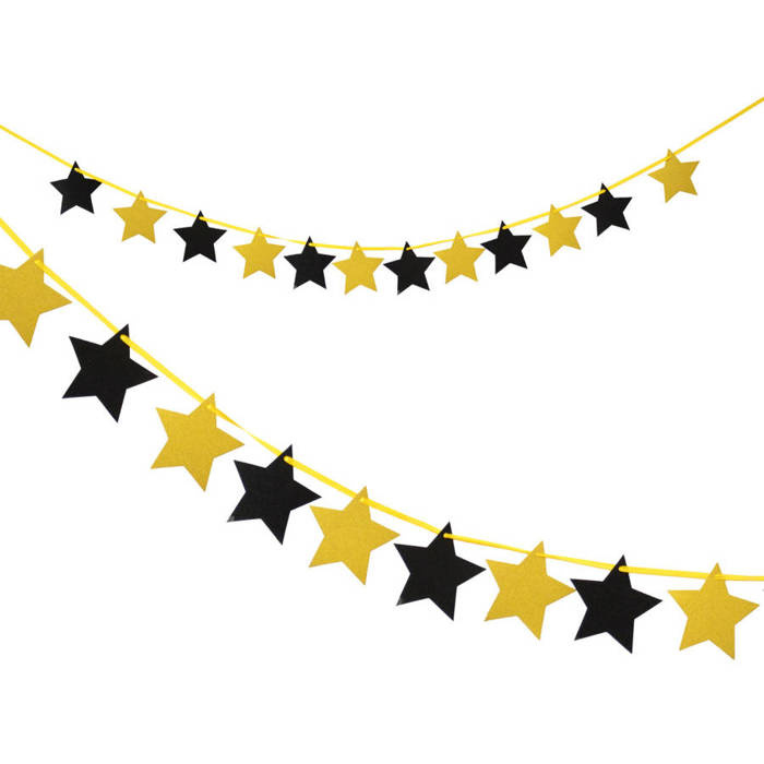 Girlanda papierowa Gwiazdki Celebrate 300 cm Sylwester