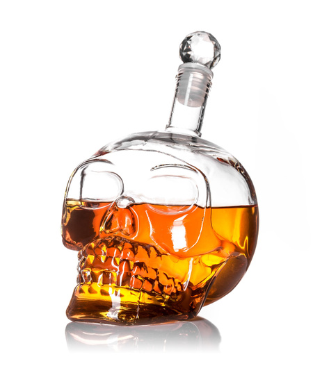 Karafka kryształowa czaszka 650 ml