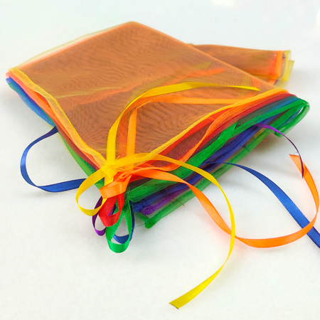 Chustki do tańca z pętelką na paluszek AKSON Zestaw 6 szt. 45x45 cm OUTLET