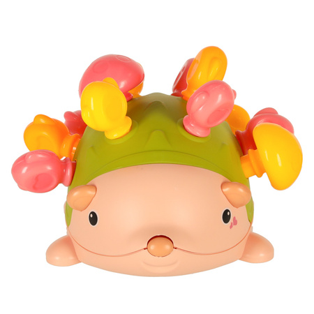 Jeżyk sensoryczny edukacyjny montessori wyjmowane kolce zielony