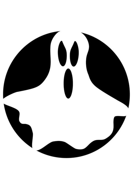 Szablony do wycinania dyni dekoracja Halloween 10 szt.