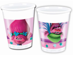 Kubeczki plastikowe Trolle 8 szt