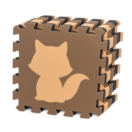 PUZZLE PIANKOWE Zwierzątka mata antypoślizgowa 9 elem.