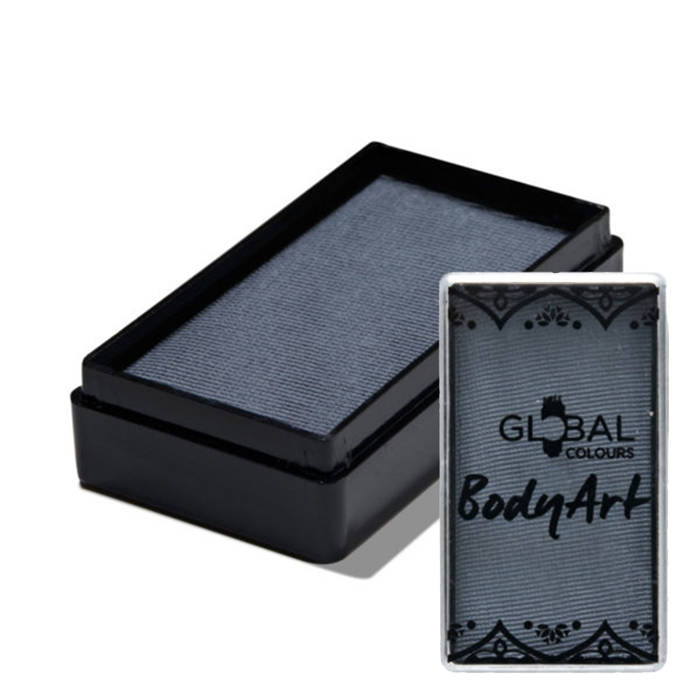 Global Colours farba do twarzy i ciała prostokątna 20g Stone Grey