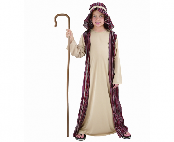 PASTORAŁ laska Mikołaja składany brązowy na Jasełka 167 cm