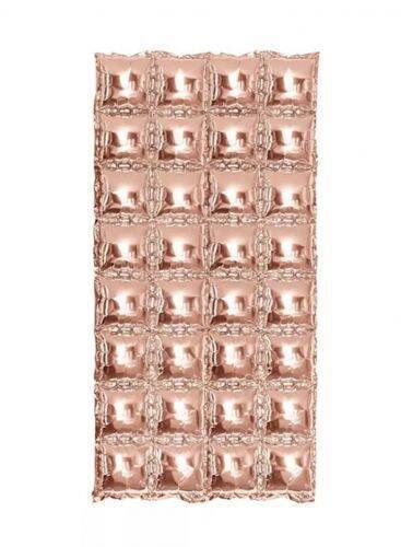 Panel Ścianka balonowa ZŁOTY RÓŻ 140x74cm